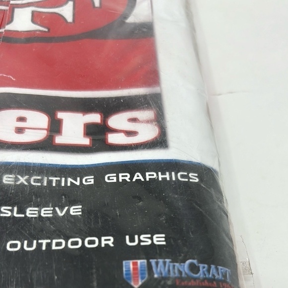 NFL San Francisco 49ers 28"x40" Retro Banner Flag Outdoor Decor - Picture 6 of 7